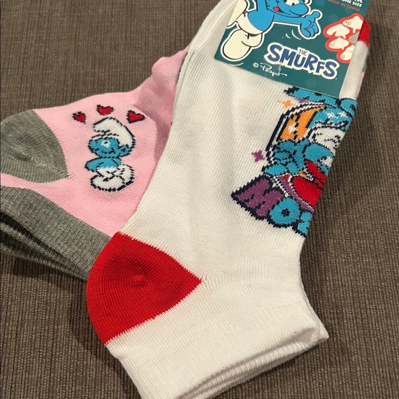The Smurfs Accessories - Smurfs Socks 2pack OS NWT
